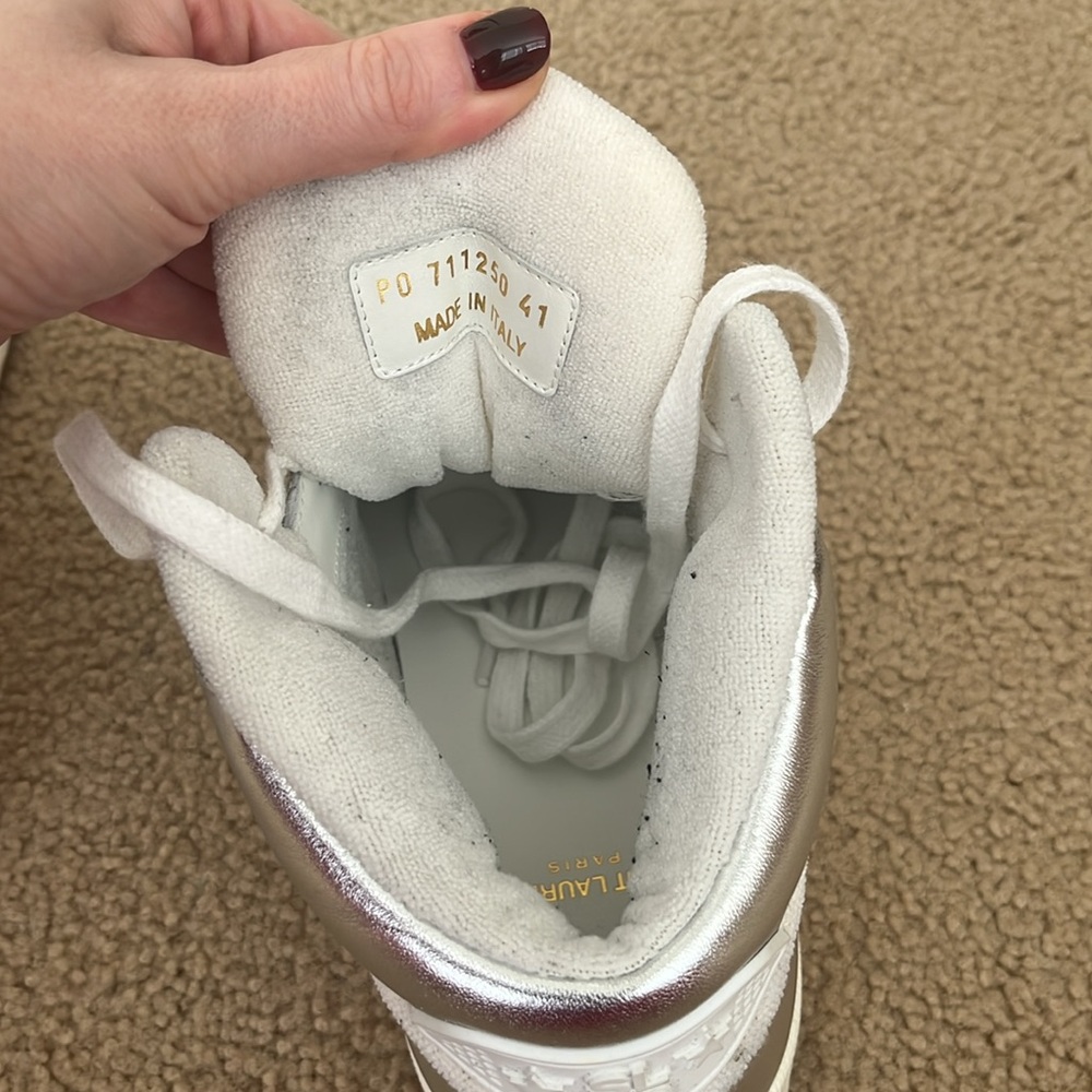 Saint Laurent SL/80 Mid Top Sneakers with box and extra laces - Picture 13 of 16